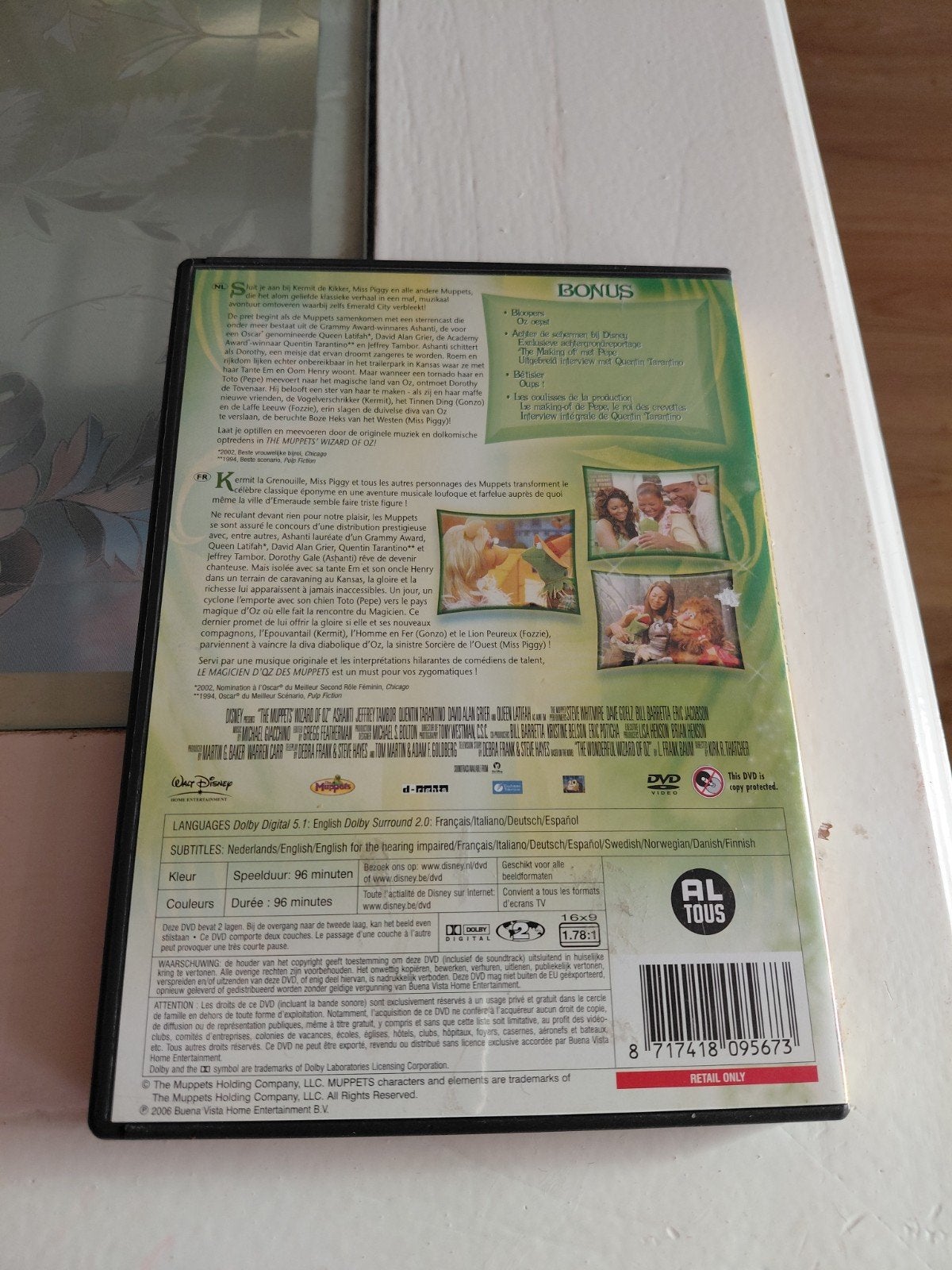 The Muppets' Wizard Of Oz dvd., Alle leeftijden, Poppen, Ophalen of Verzenden, Zo goed als nieuw