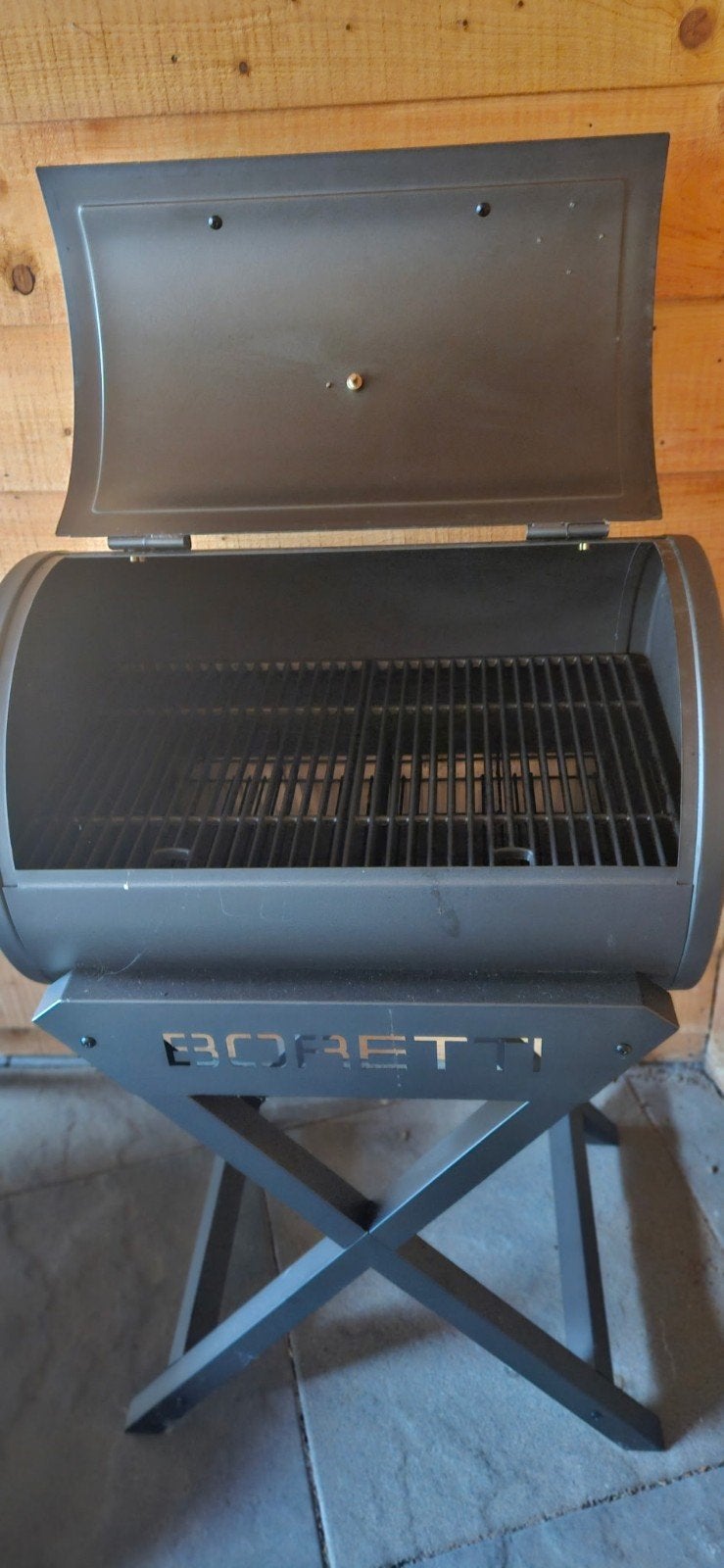 Boretti Fratello barbeque, Tuin en Terras, Houtskoolbarbecues, Ophalen, Zo goed als nieuw, Boretti, Met accessoires