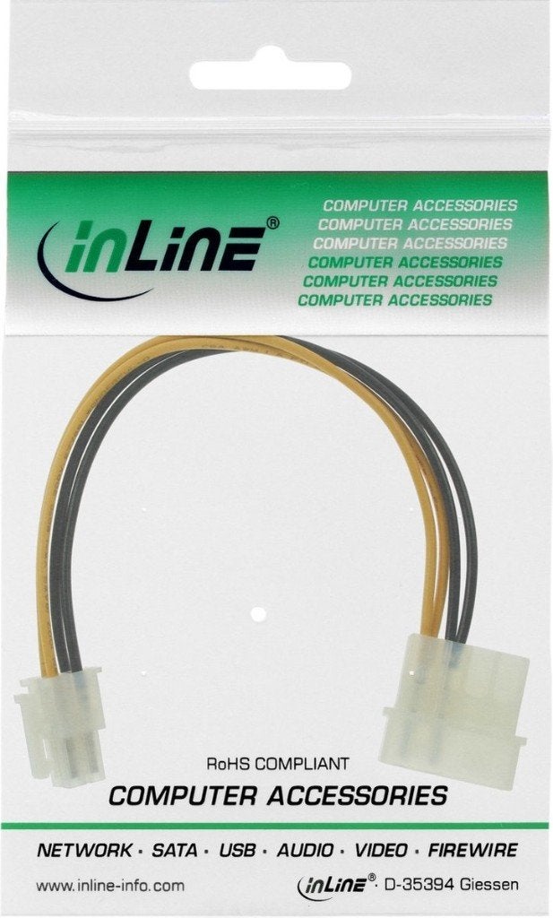 Molex naar ATX12V-P4 Inline Nu 3 stuks voor € 11,00, Computers en Software, Ophalen, Nieuw