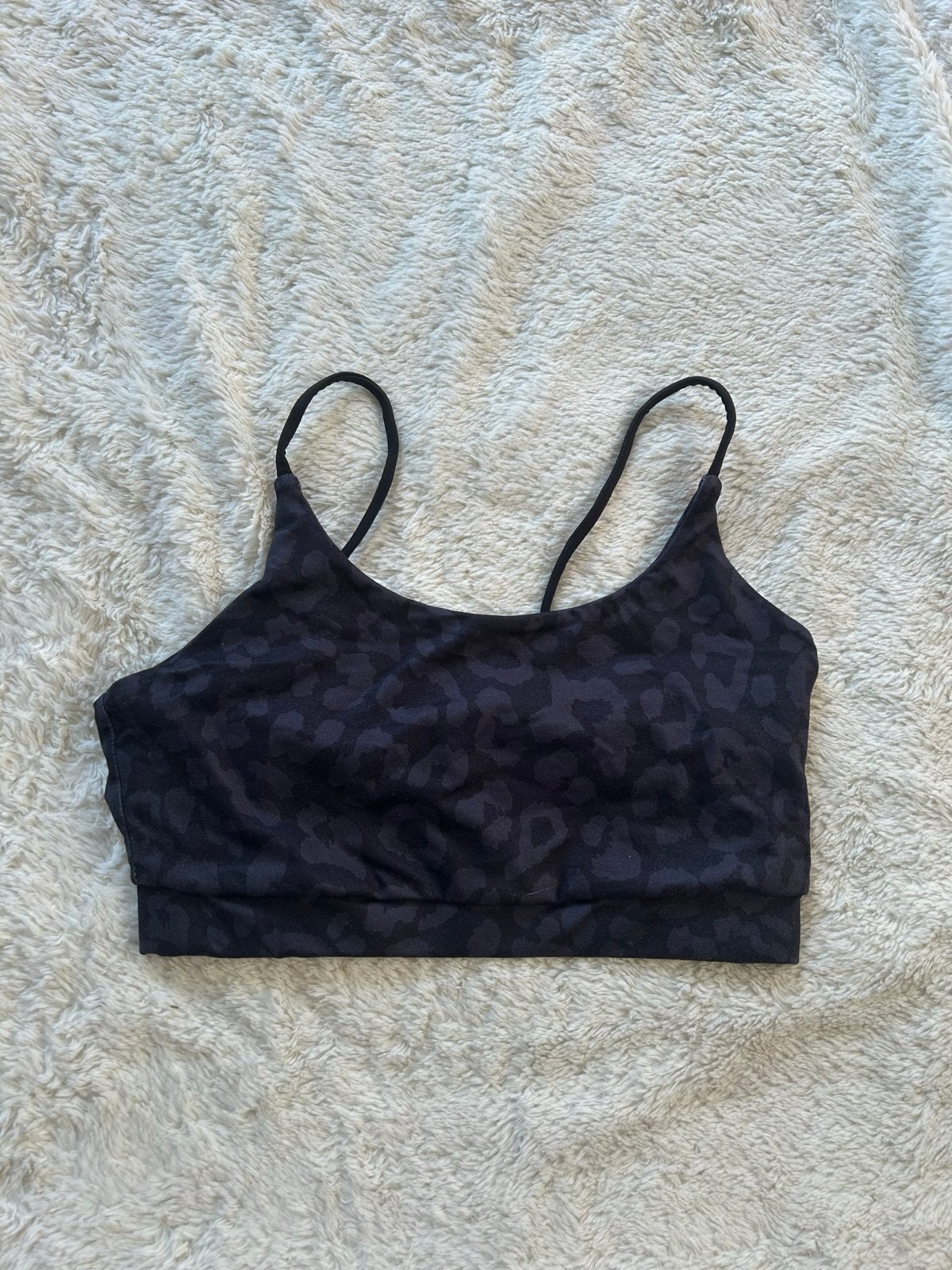 SHEIN Sportbeha met luipaardprint, Zwart, Ophalen of Verzenden, Maat 36 (S), Fitness of Aerobics