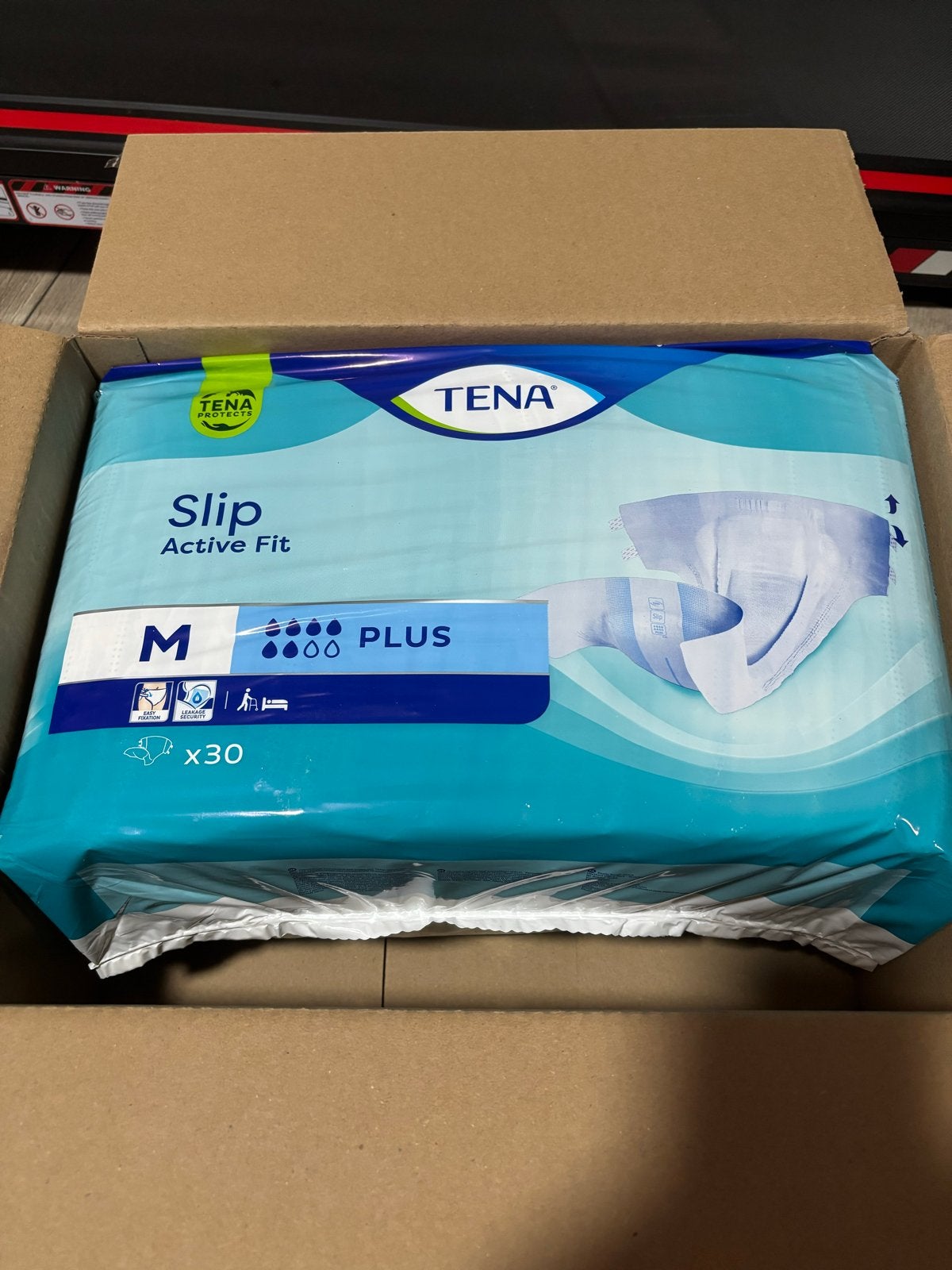TENA Slip Active Fit Plus - Maat M (Plastic buitenlaag), Verzenden, Nieuw