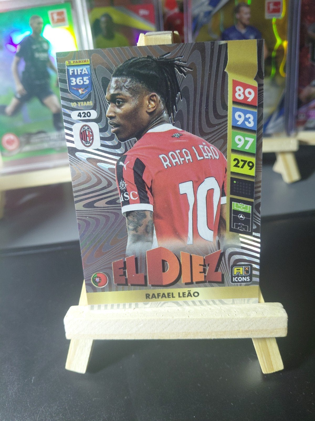 rafael leao (ac milan) el diez panini, Ophalen of Verzenden, Nieuw, Buitenlandse clubs, Poster, Plaatje of Sticker