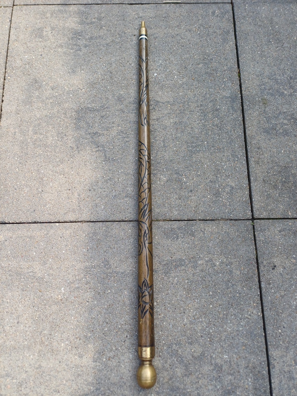 antieke biljartkeu/wandelstok, Ophalen