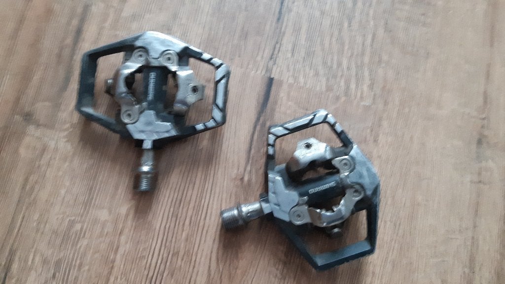 Shimano Deore XT PD-M8120 MTB SPD Pedalen, Ophalen of Verzenden, Gebruikt, Mountainbike, Crankstel of Pedalen