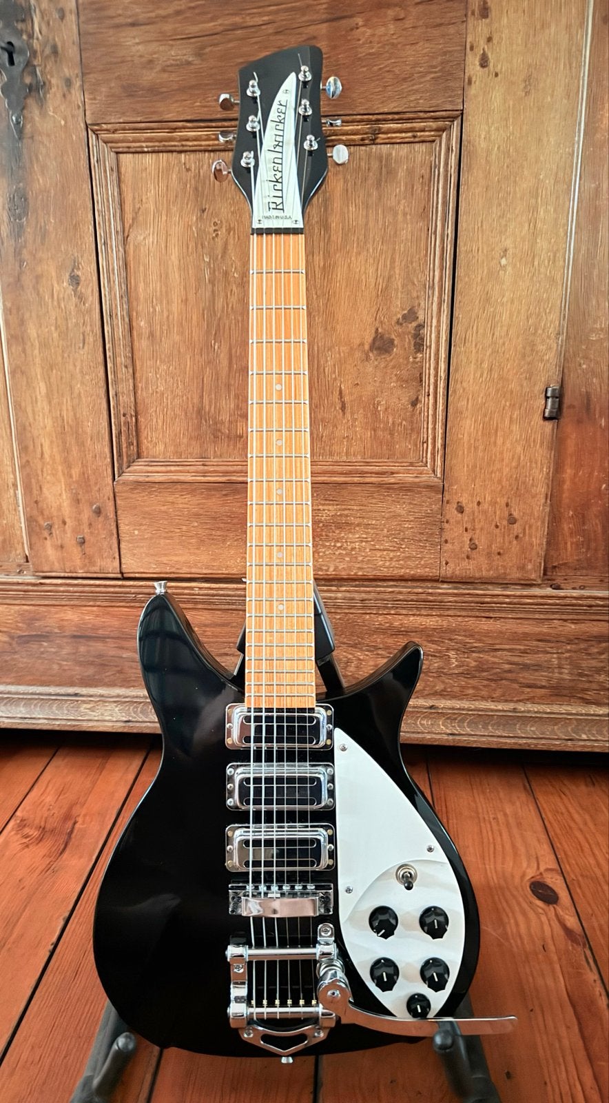 Rickenbacker 325 John Lennon Kopie - Zo goed als nieuw, Ophalen, Zo goed als nieuw, Semi-solid body, Overige merken