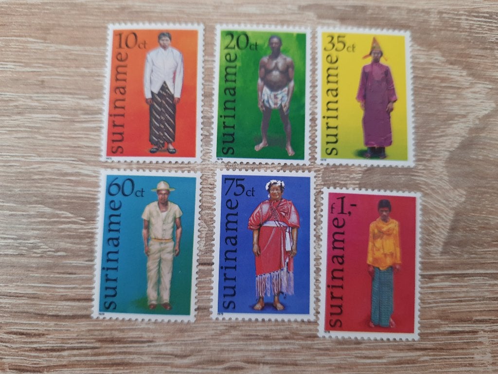 Suriname, Verzenden, Postfris