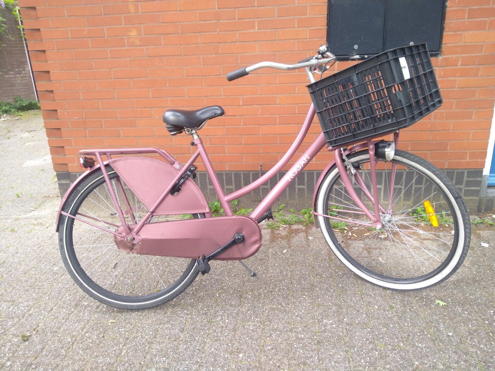 Nette Meisjes fiets 26 inch Paars Terug traprem rijklaar!!, Ophalen of Verzenden, Zo goed als nieuw, 26 inch of meer