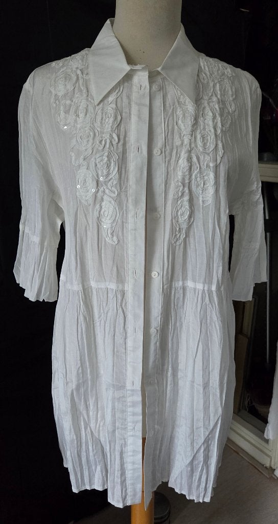 Nieuw, dames, wit, maat 44, Gerry Weber. Licht glanzend, Ophalen of Verzenden, Nieuw, Maat 42/44 (L), Wit