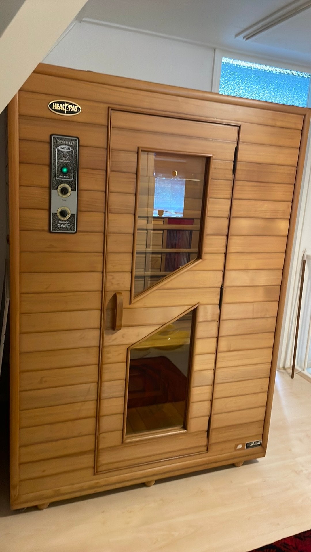 Infrarood sauna 2 persoons, zgoh, Sport en Fitness, Ophalen, Gebruikt, Infrarood, Toebehoren