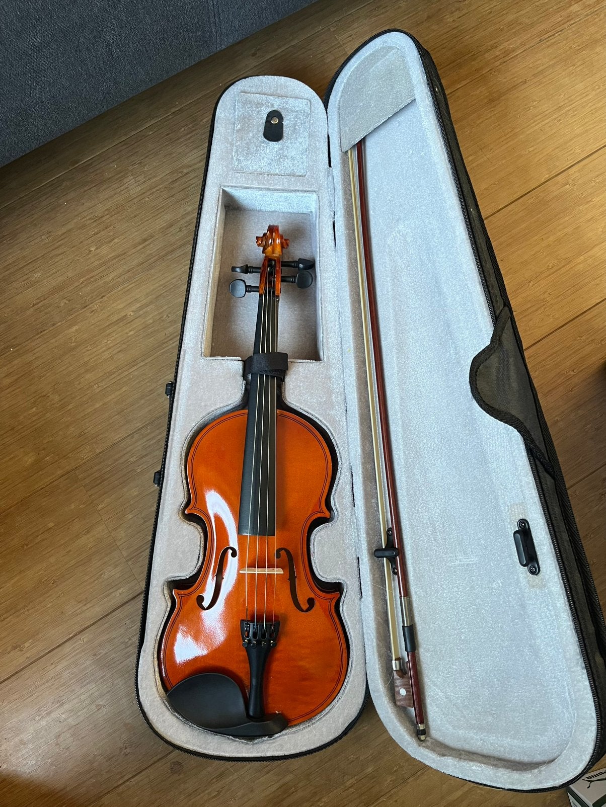 Viool met koffer 58cm, Muziek en Instrumenten, Strijkinstrumenten | Violen en Altviolen, Ophalen of Verzenden, Zo goed als nieuw