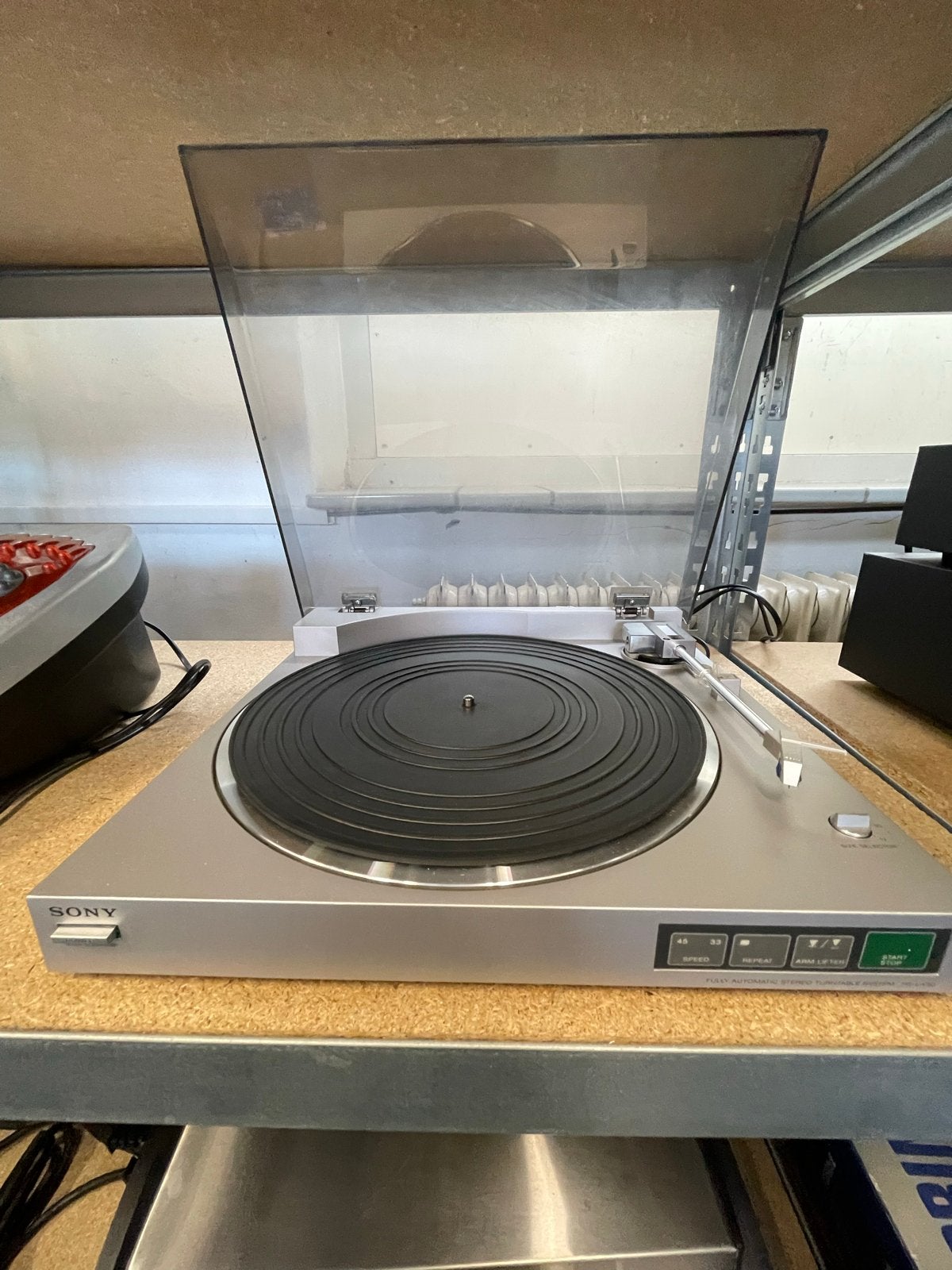Sony Platenspeler - Zilverkleurig, Gebruikt, Automatisch, Ophalen of Verzenden, Platenspeler