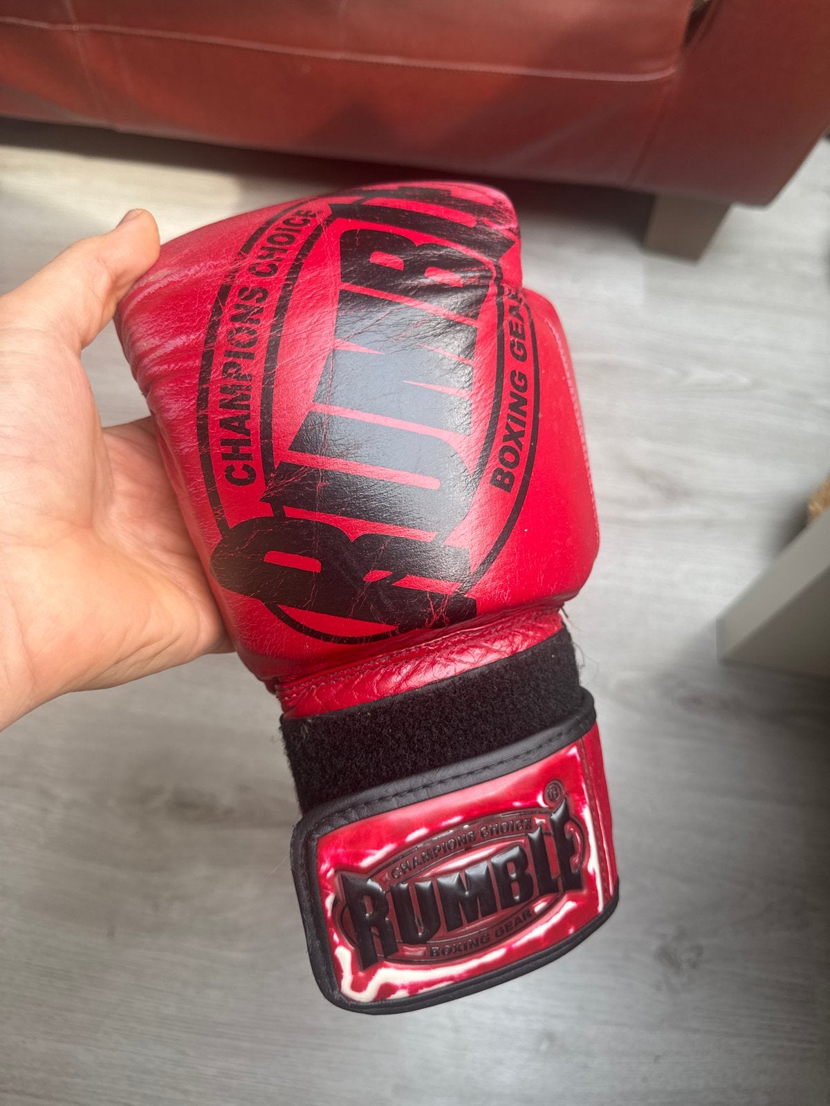 Rumble boks- en scheenbeschermers set, Ophalen, Gebruikt, Overige, Vechtsportbescherming
