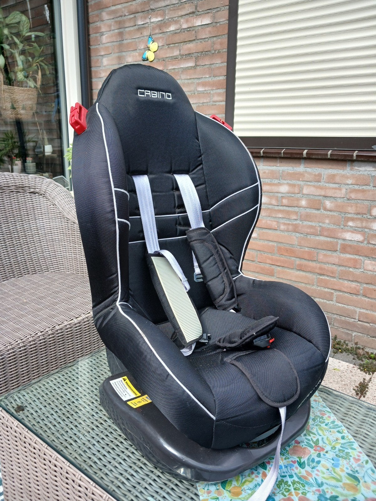 Cabino Kinderzitje - Veilig en Comfortabel voor Onderweg, 9 t/m 18 kg, Zijbescherming, Ophalen, Overige merken