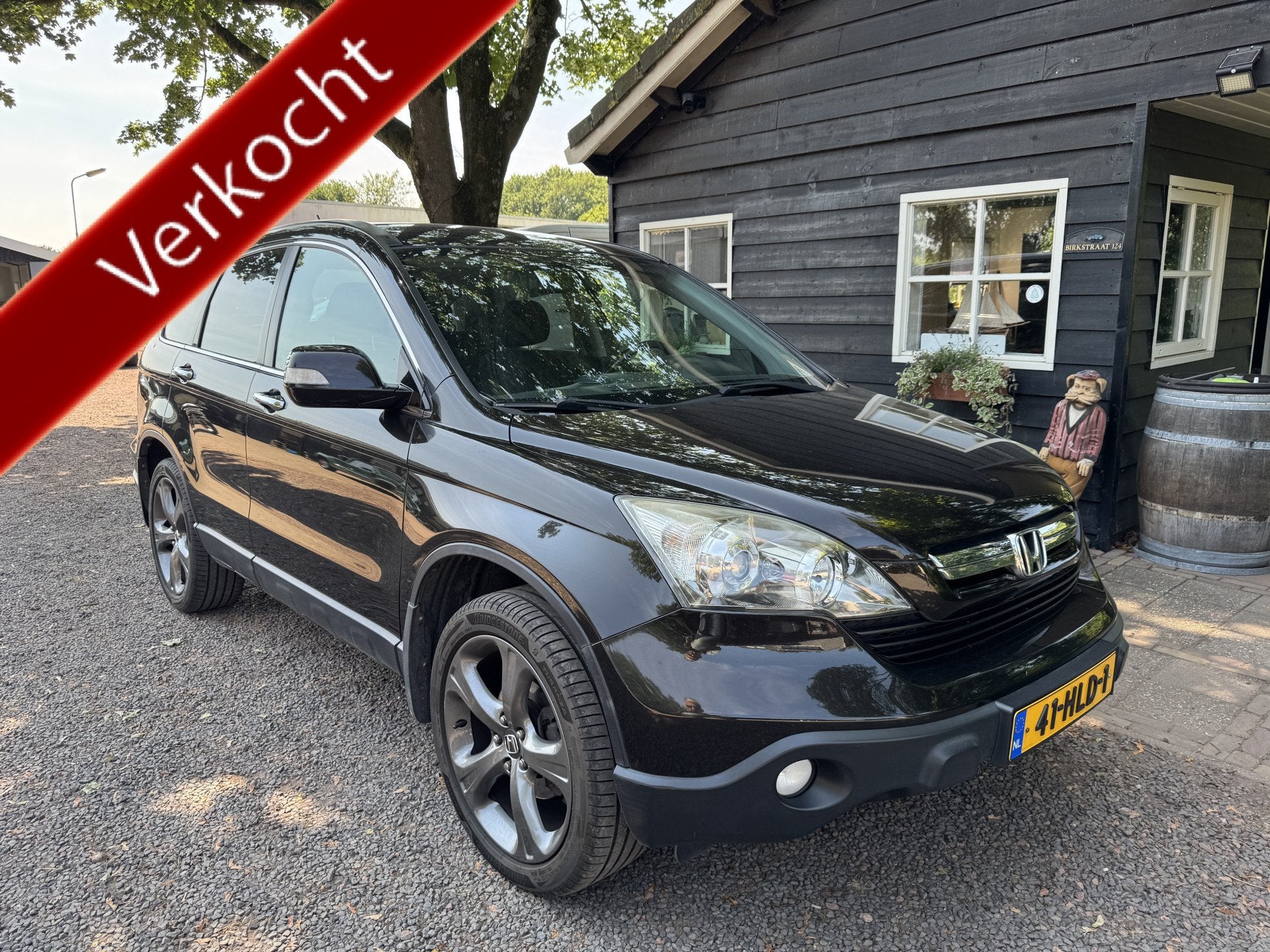 Honda CR-V 2.0i Elegance (bj 2009, automaat), Auto's, 1998 cc, Stof, Gebruikt, Zwart