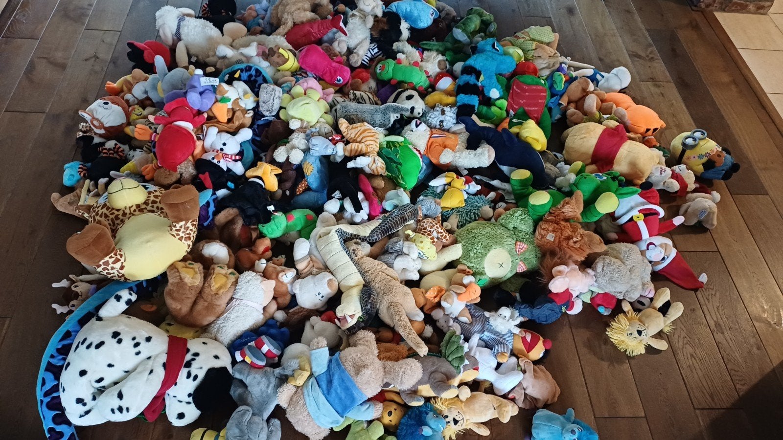 grote partij knuffels (280 stuks), Kinderen en Baby's, Ophalen, Zo goed als nieuw, Overige typen