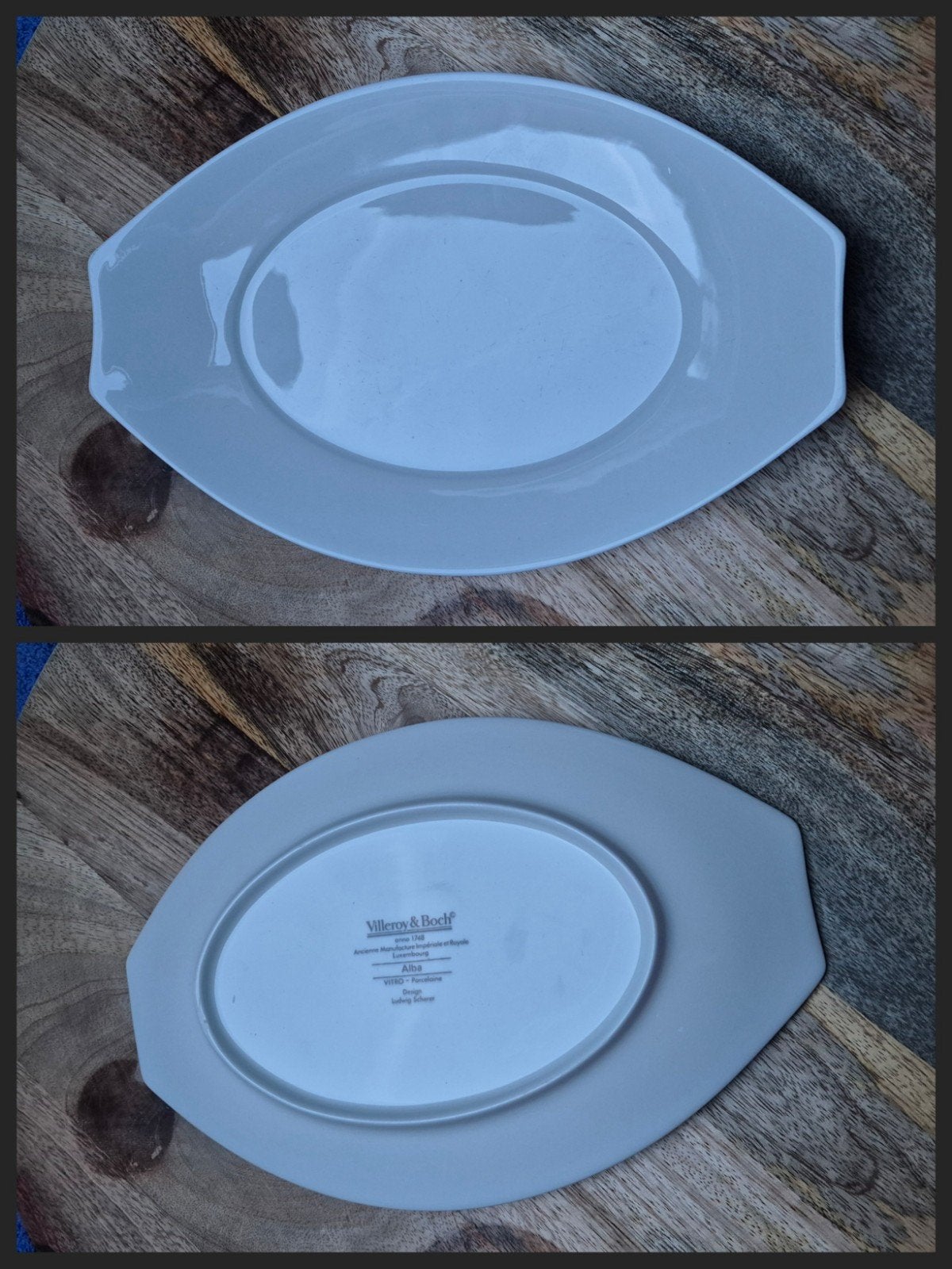 Villeroy & Boch Alba - Kleine ovale serveerschaal, Huis en Inrichting, Villeroy & Boch, Ophalen of Verzenden, Overige stijlen