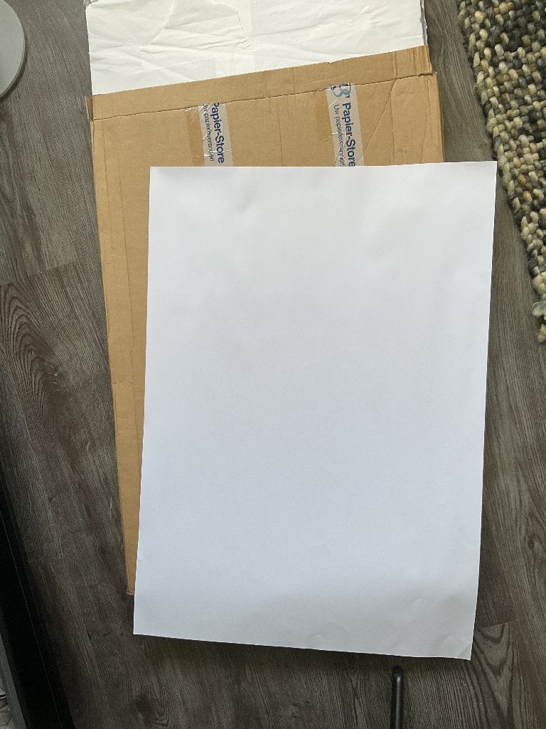 A1 papier, Ophalen, Nieuw