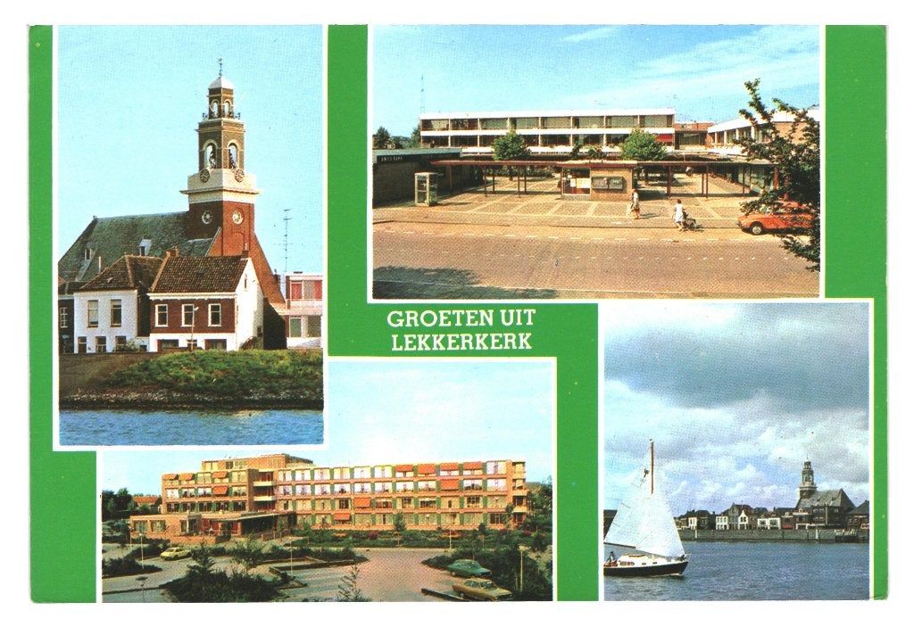 41166	Lekkerkerk	1980 ZH	Gelopen met postzegel, Ophalen of Verzenden, 1980 tot heden, Gelopen, Zuid-Holland
