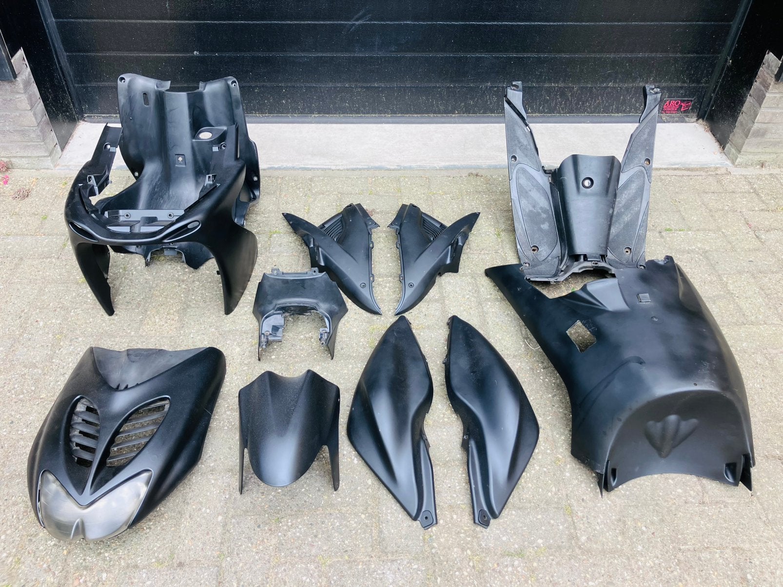Yamaha Aerox kappen set, Fietsen en Brommers, Ophalen, Gebruikt, Kap, Yamaha