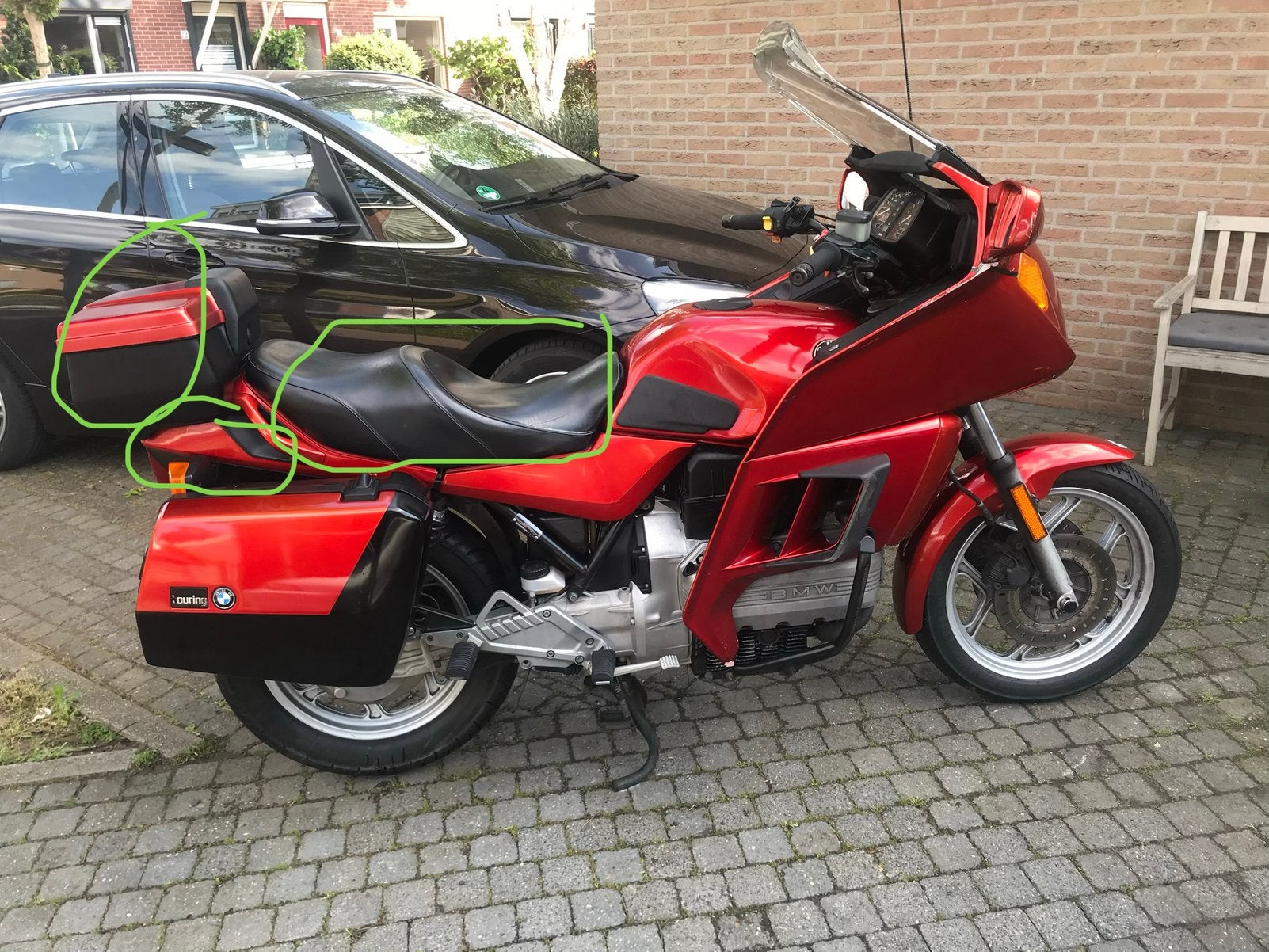 BMW K100 onderdelen voor de liefhebber - ivm schade gesloopt, Motoren, Ophalen, Gebruikt