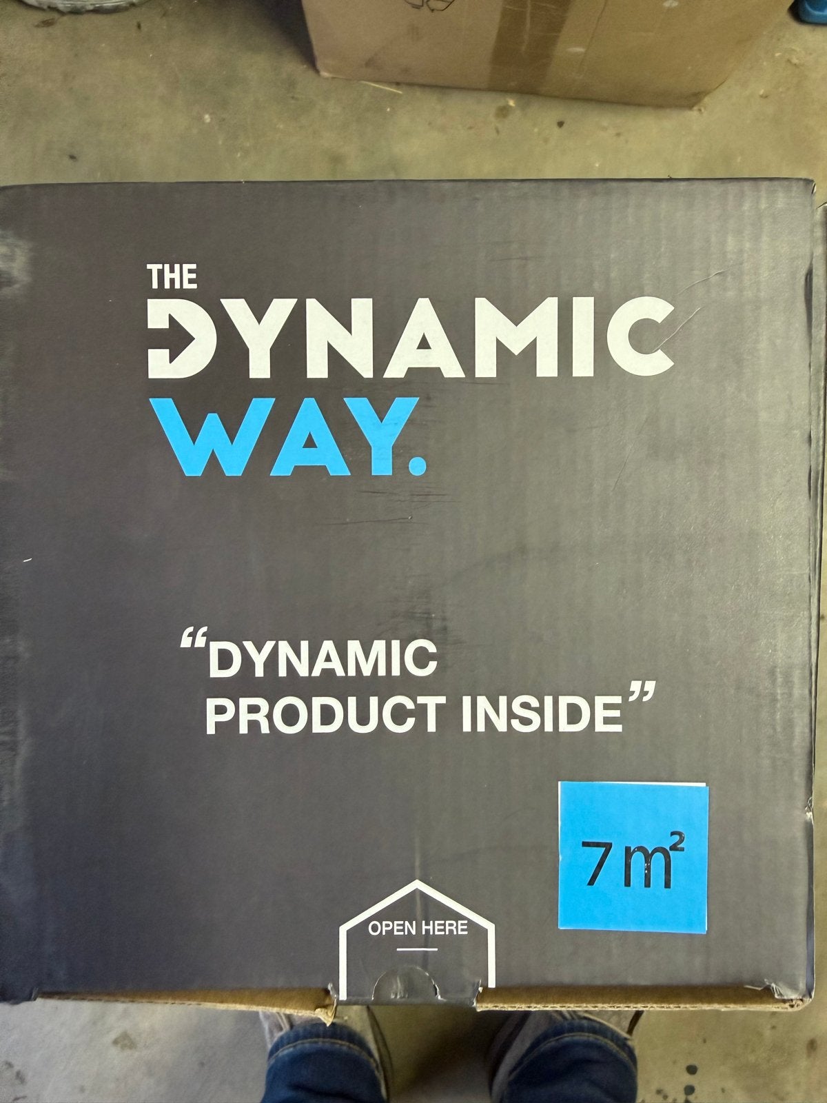 Nieuwe The Dynamic Way elektrische vloerverwarming 7m², Doe-het-zelf en Verbouw, Verwarming en Radiatoren, Minder dan 30 cm, Overige typen