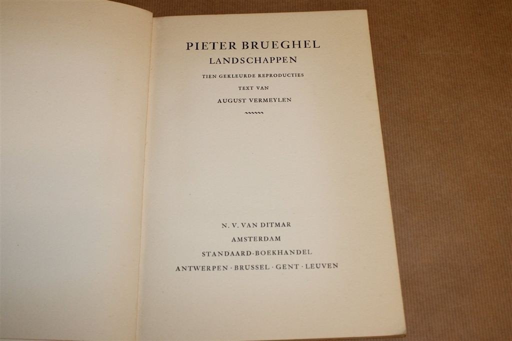 Bruegel Landschappen [1935] — 10 Reproducties, Boeken, Ophalen of Verzenden, Gelezen