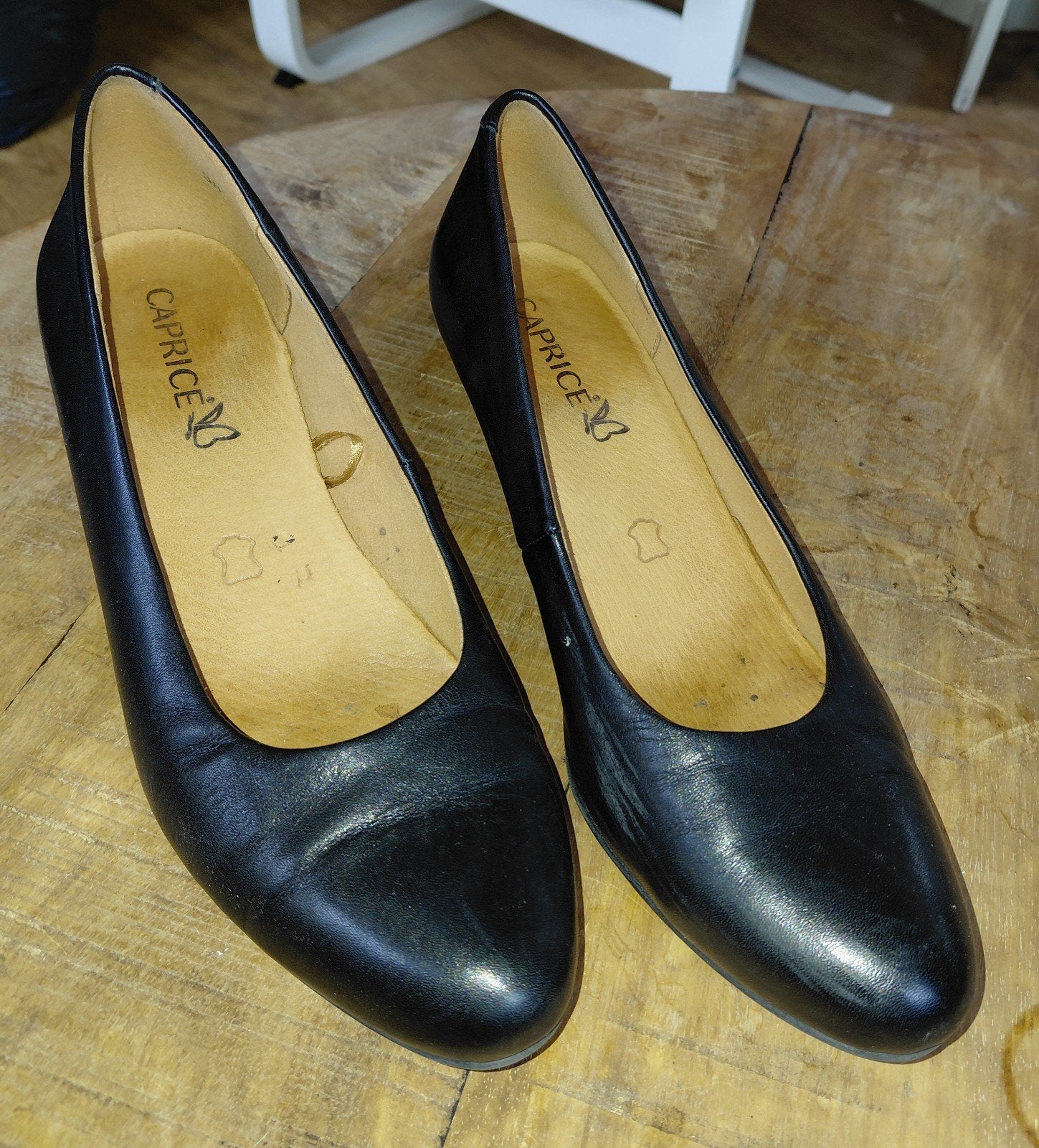 Caprice zwarte pumps - Maat 38, Kleding | Dames, Pumps, Zwart, Ophalen of Verzenden, Zo goed als nieuw