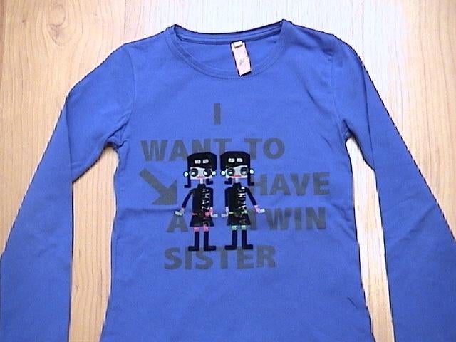 Jilly / jill / shoeby leuk paars shirt / longsleeve + opdruk, Gebruikt, Meisje, Ophalen of Verzenden, Shirt of Longsleeve