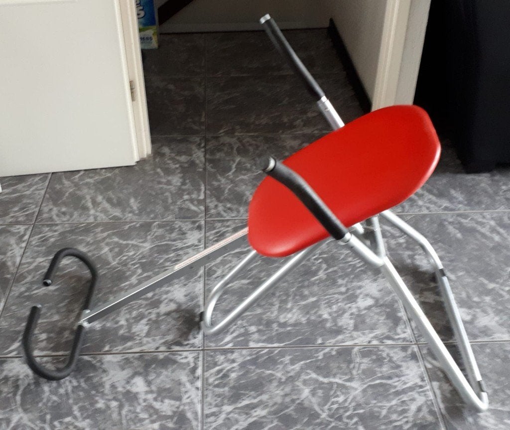 hometrainer abs trainer fitness buikspier trainen opklapbaar, Ophalen of Verzenden, Zo goed als nieuw, Buik, Overige typen