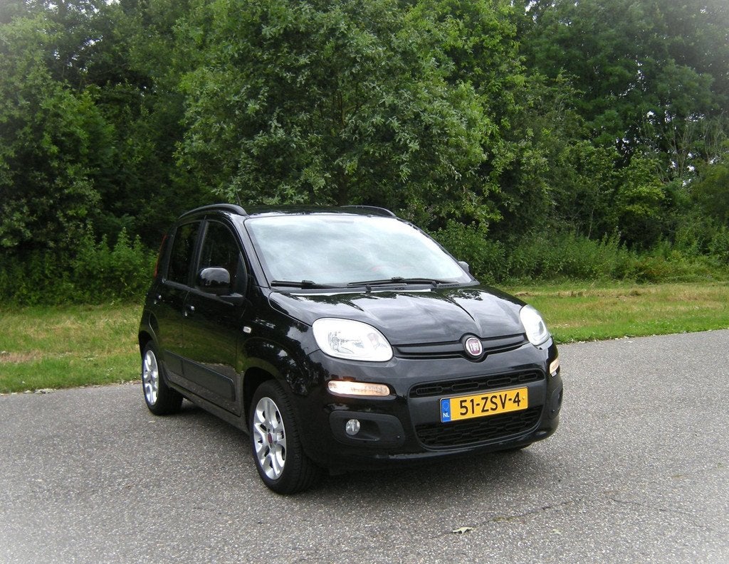 Fiat Panda 0.9 TwinAir Sempre . 5 Drs . Airco . Sportintrieu, Auto's, Fiat, Voorwielaandrijving, Euro 5, Zwart, Panda