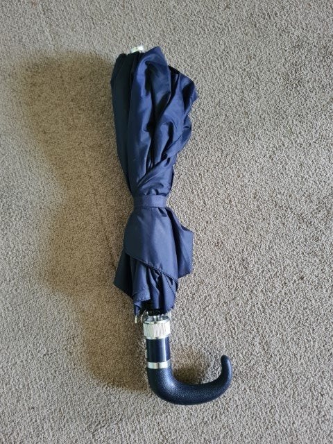 Paraplu blauw opvouwbaar, Ophalen of Verzenden, Nieuw, Blauw