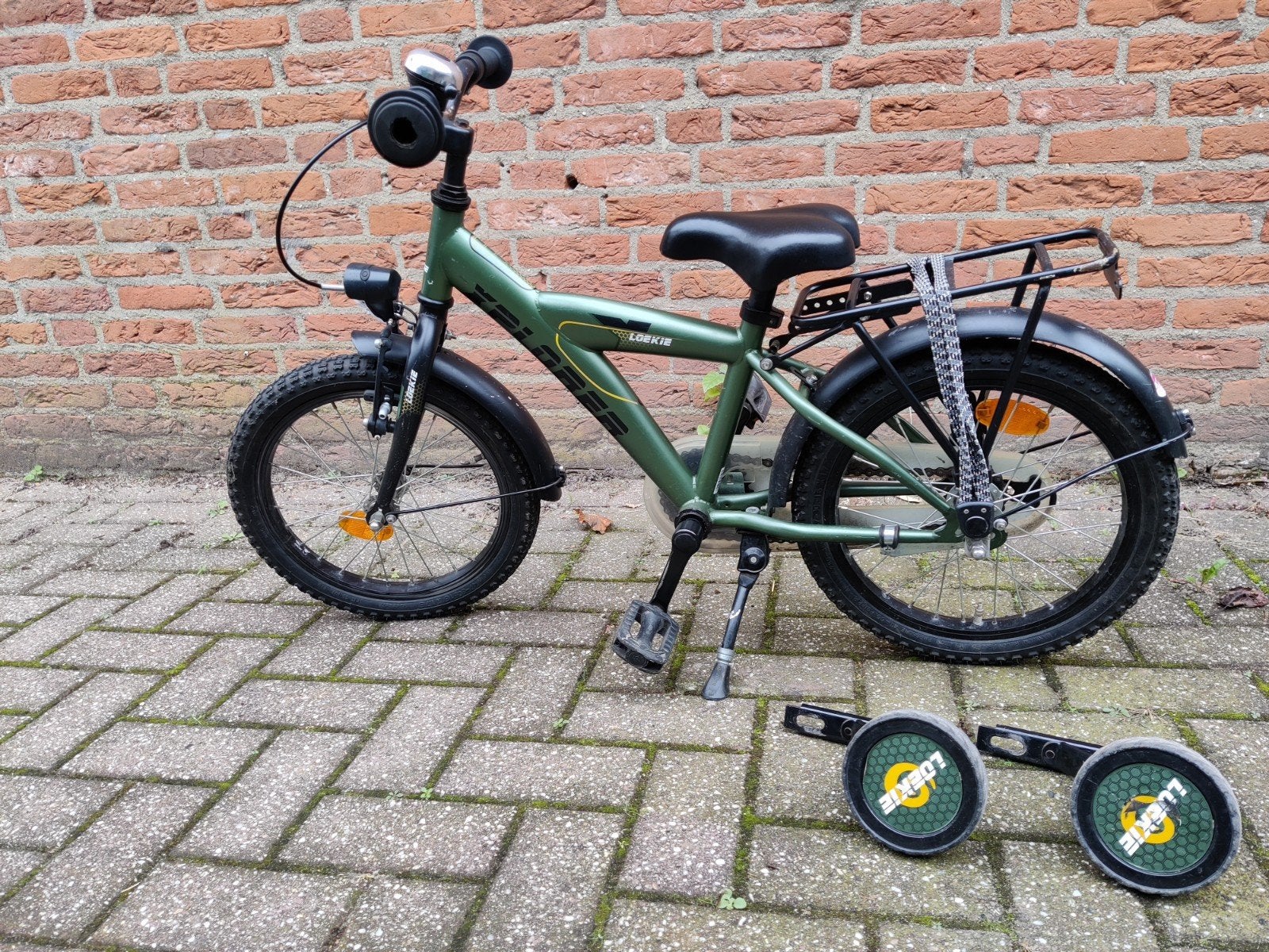 Loekie kinderfiets 16 inch met terugtraprem, Fietsen en Brommers, Ophalen, Terugtraprem, Loekie, 16 tot 20 inch