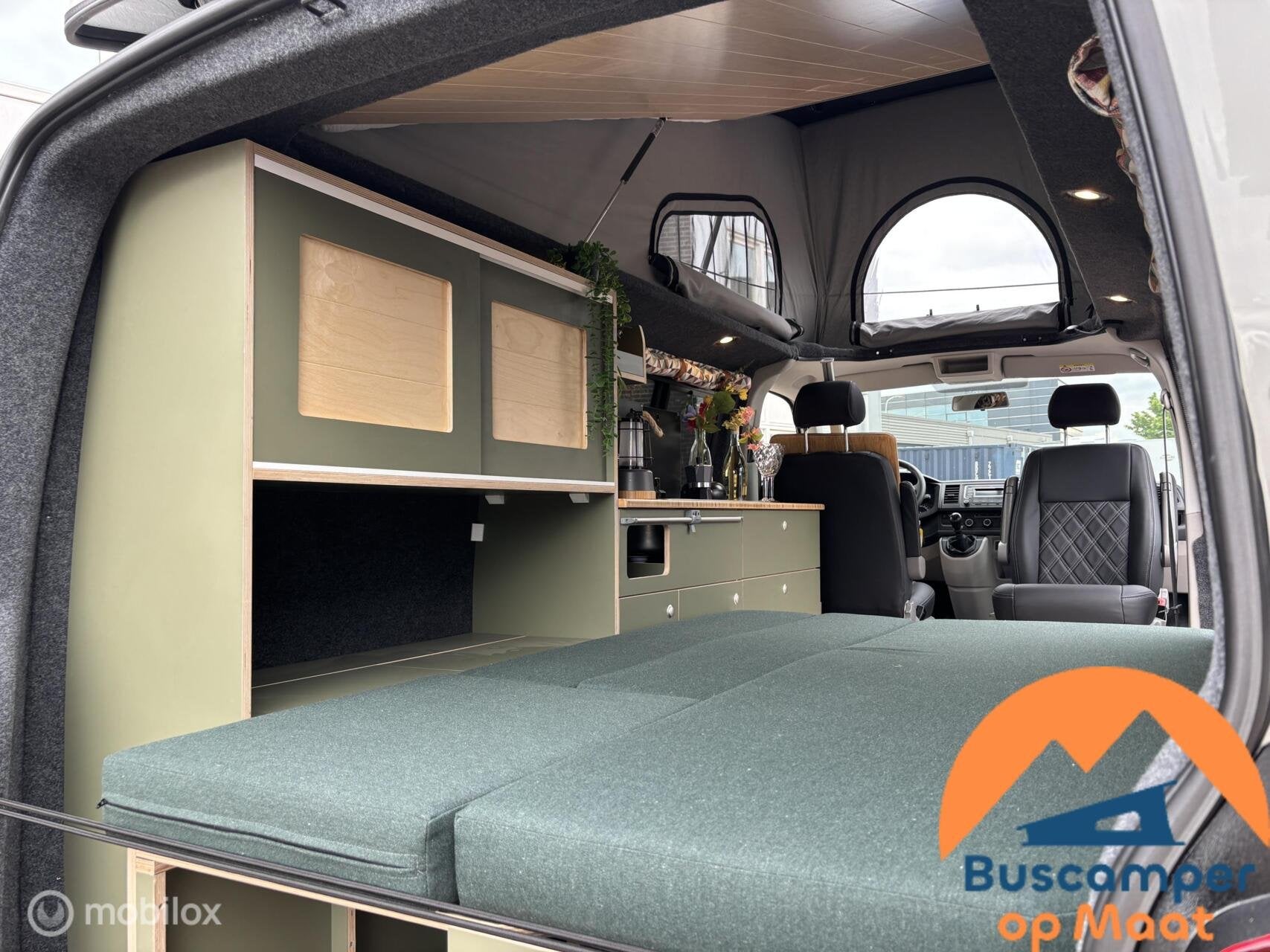 Volkswagen T6 2019 buscamper L2H1 Nevada Two-tone!, Buscamper of Camperbus, Verkoop@buscamperopmaat.nl, Bedrijf, ABS