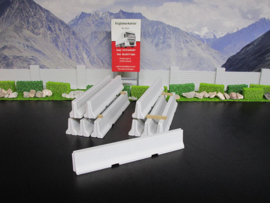 Lading Beton Barriers  "Zie Omschrijving , Ex Wsi Oplegger", Ophalen, Nieuw, Bus of Vrachtwagen, Wsi