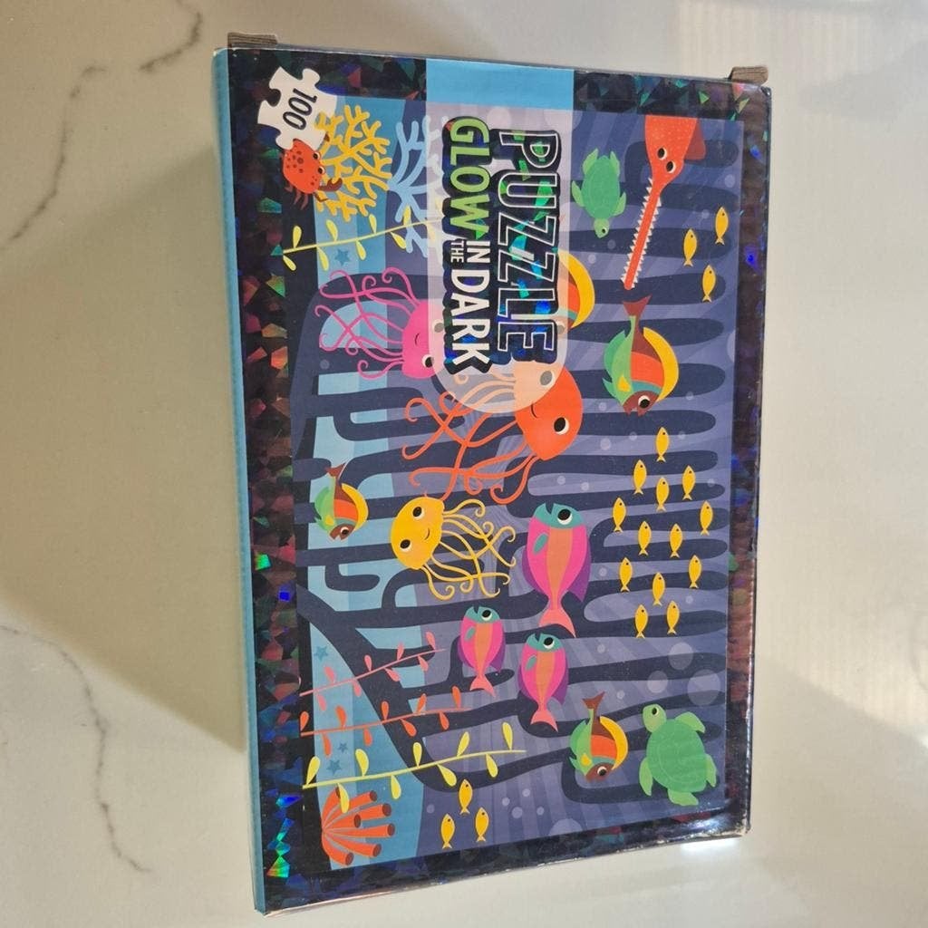 Glow in the dark puzzel 100 stukjes, Kinderen en Baby's, Speelgoed | Kinderpuzzels, Ophalen of Verzenden, Meer dan 50 stukjes