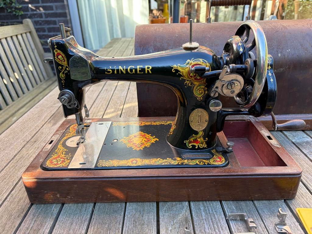 Antieke Singer Naaimachine (ca. 1900) - Compleet & Werkend, Ophalen