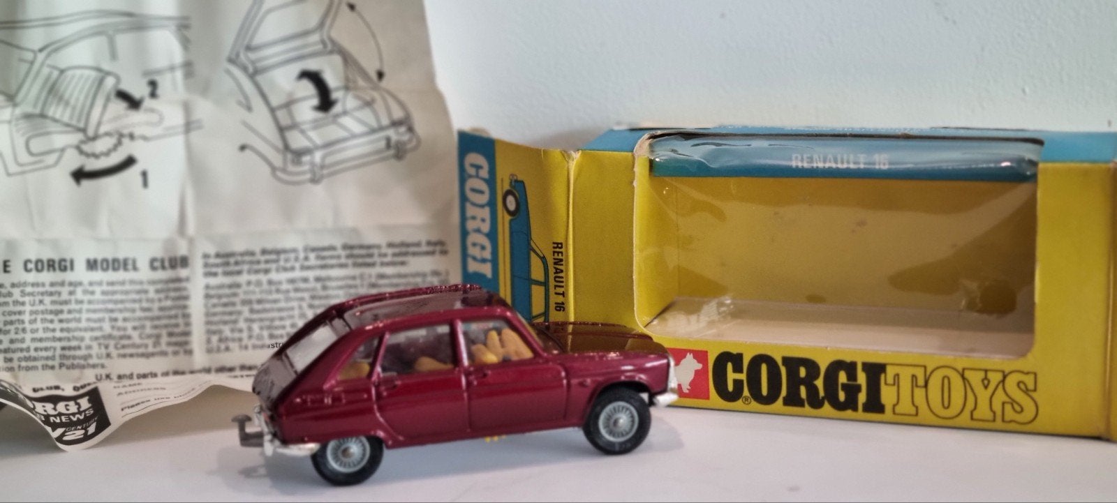 Corgy Toys no. 260 Renault 16 TS, Ophalen of Verzenden, Gebruikt, Auto, Corgi