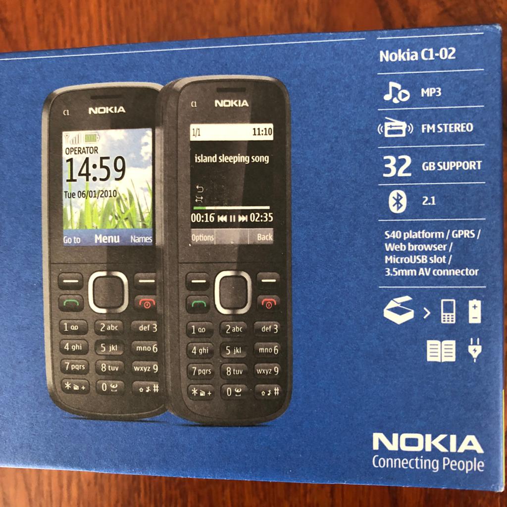 Nokia C1-02 mobiele telefoon, Gebruikt, Ophalen of Verzenden, Minder dan 3 megapixel, Klassiek of Candybar