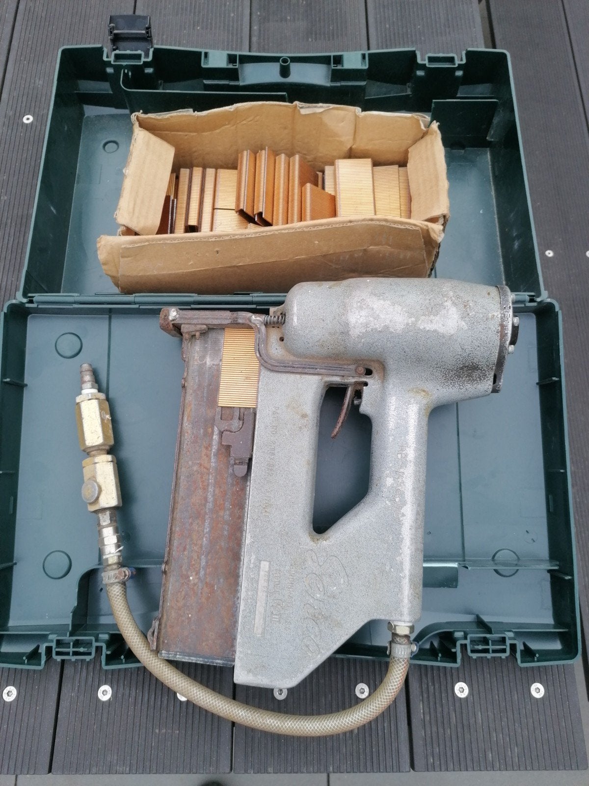 Senco USA Model M3 Nietapparaat Tacker Nietmachine Nieten, Ophalen of Verzenden, Gebruikt, Tacker/nietmachine