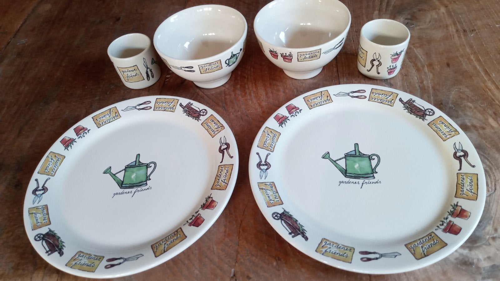 servies jet ter steege gardener friends samen:, Ophalen of Verzenden, Zo goed als nieuw, Kom(men), Overige stijlen