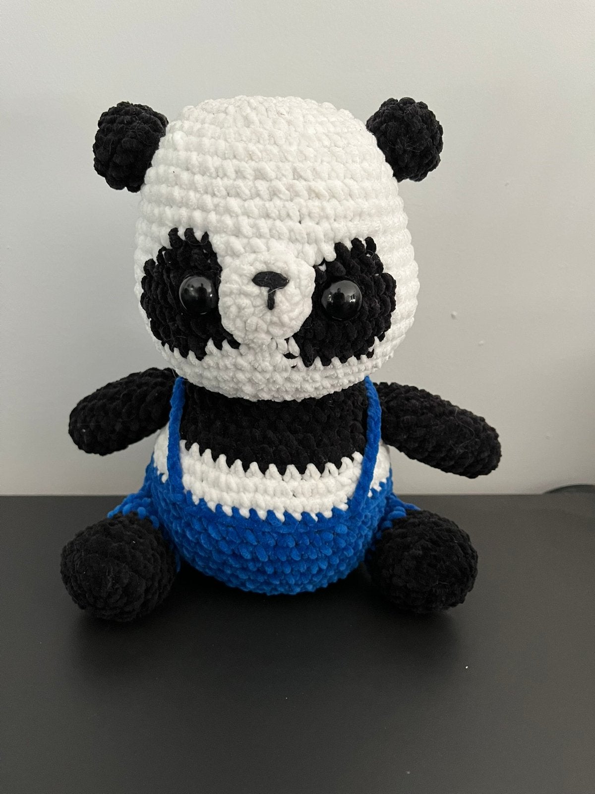 Gehaakte velvet panda beer, Overige merken, Beer, Nieuw, Ophalen of Verzenden