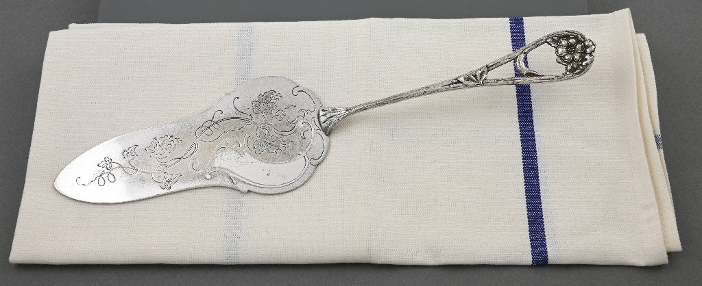 Verzilverde taartschep Art Nouveau ca.1900 WMFN, Verzenden