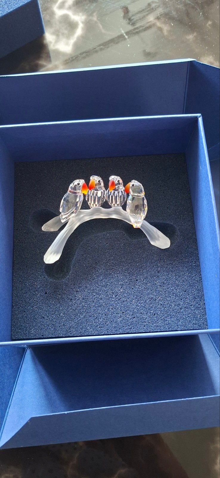 Swarovski lovebirds, Ophalen, Zo goed als nieuw, Figuurtje
