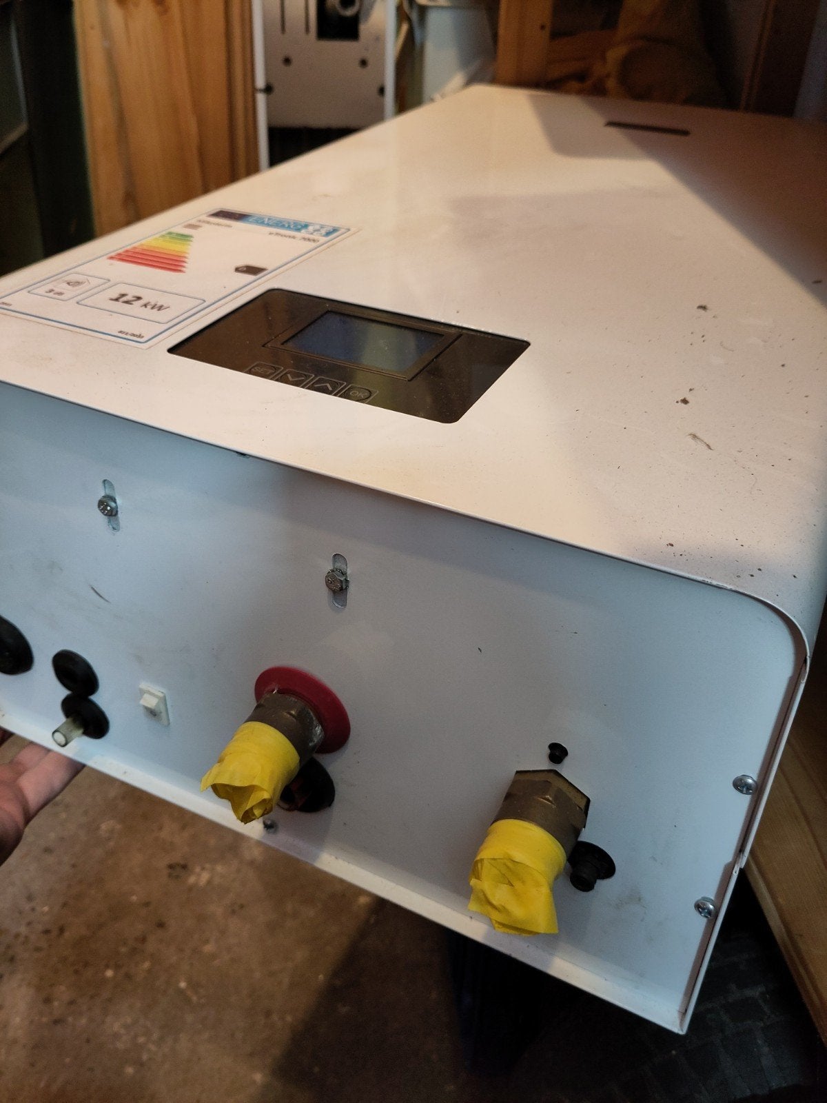 Miktroterm eTronic 7000 12Kw cv ketel, Ophalen, Gebruikt, Cv-ketel of Combi-ketel, Minder dan 60 cm