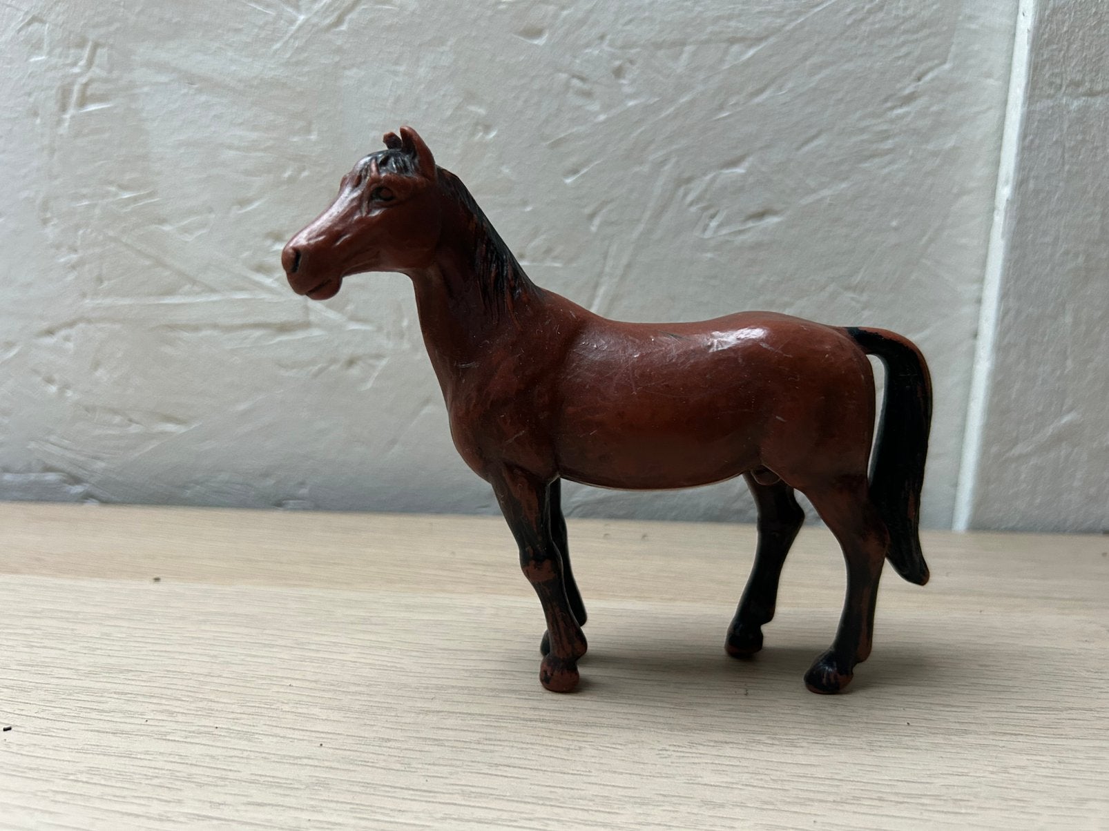 Schleich 1e schleich paard, Ophalen of Verzenden, Zo goed als nieuw, Paard, Beeldje of Figuurtje