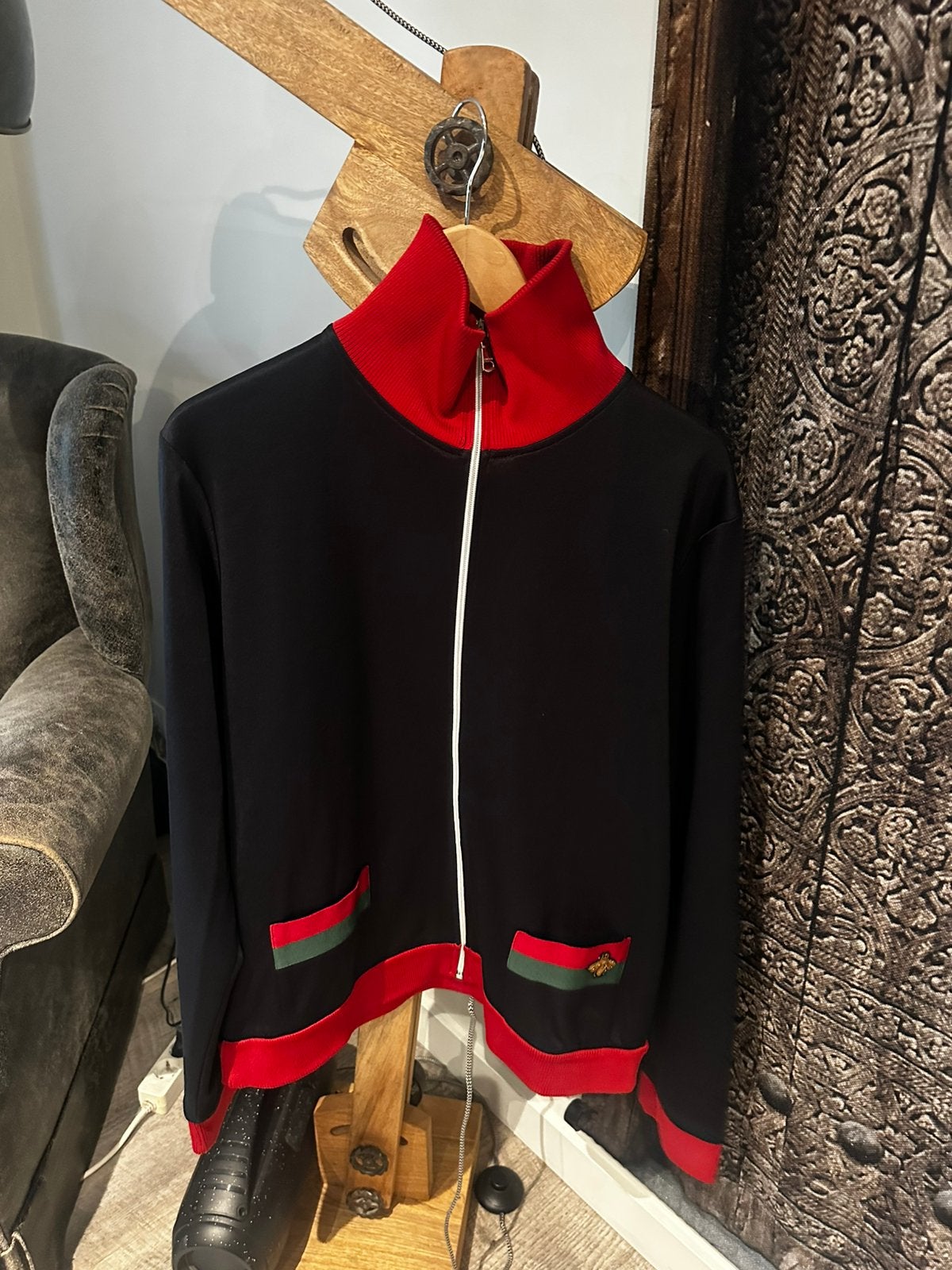 Gucci, Ophalen of Verzenden, Zo goed als nieuw, Maat 56/58 (XL), Blauw