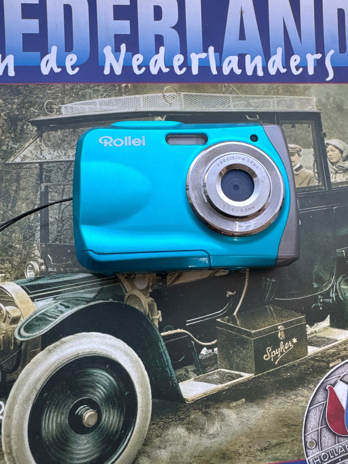 Rollei Compactcamera - Blauw, Gebruikt, Ophalen of Verzenden, Compactcamera, Overige Merken