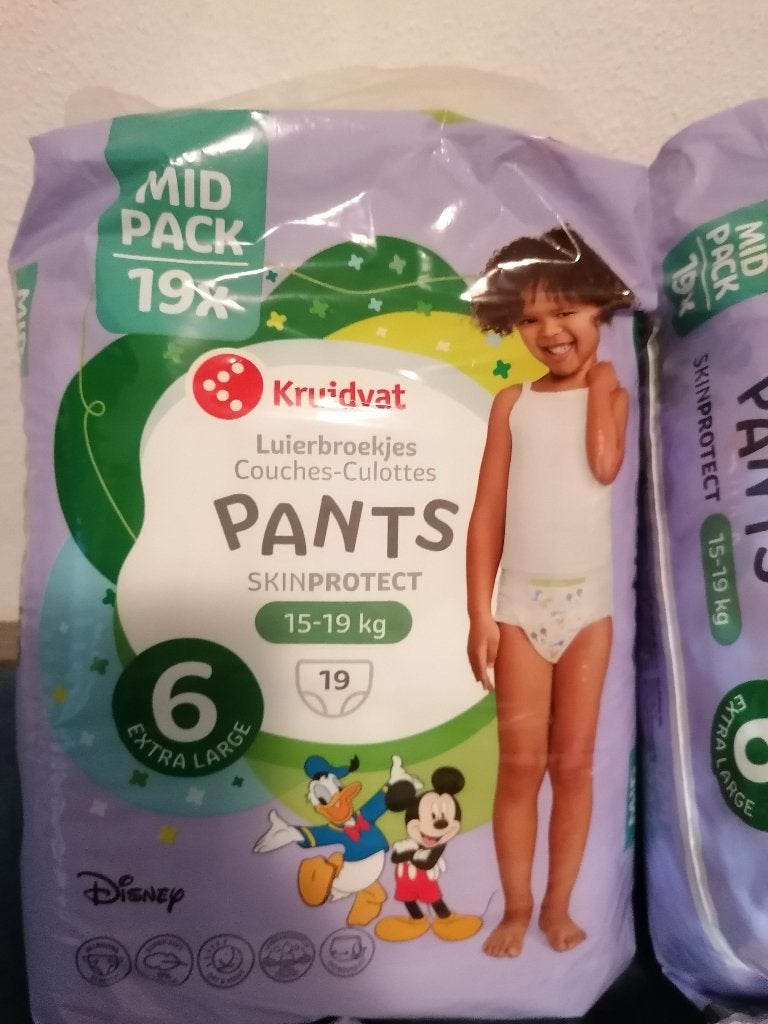Kruidvat luier broekjes maar 6 xl Disney, Ophalen of Verzenden, Nieuw, Overige typen