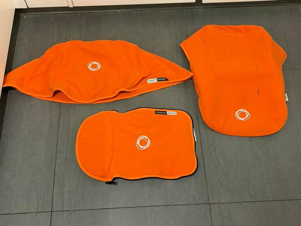Bugaboo Cameleon fleece bekledingsset oranje (nieuw), Ophalen of Verzenden, Nieuw, Bugaboo