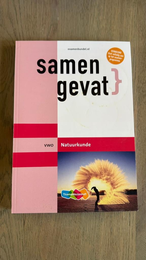 Samengevat vwo Natuurkunde, Ophalen of Verzenden, Zo goed als nieuw, VWO, Natuurkunde